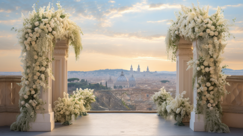 Rome Wedding Arch 05